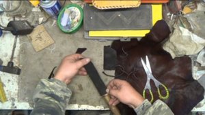 ножны из бересты часть 1