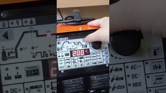 Настройка пределов регулировки пульта дистанционного управления Tig аппарат Neon ВД 201 AD/CD