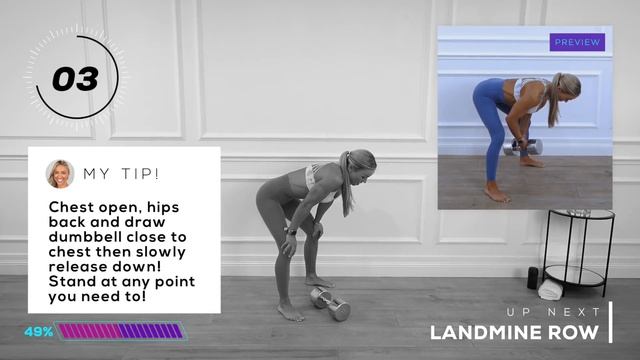 FUNDAMENTAL Back, Biceps and Core Workout - Dumbbells | EPIC III Day 6 смотреть онлайн