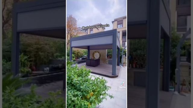 Sunshade garden patio cover  aluminum gazebo pergola#sunshade#pergola#gazebo#house#canopy#decoratio