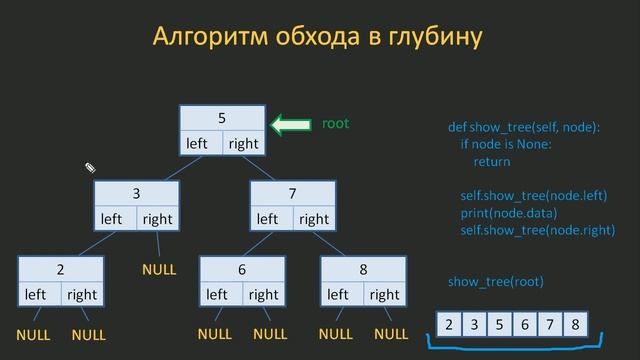 #19. Бинарное дерево. Способы обхода и удаления вершин | Структуры данных смотреть онлайн