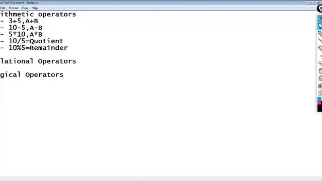 Class 8|Variable declaration and initialization|Operators in java