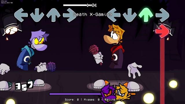 Friday Night Funkin' - Confronting Yourself But It's Dark Rayman Vs Rayman (My Cover) FNF MODS смотреть онлайн