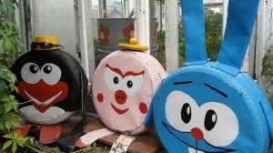 ИНТЕРЕСНЫЕ  ПОДЕЛКИ  ДЛЯ  ДАЧИ И САДА