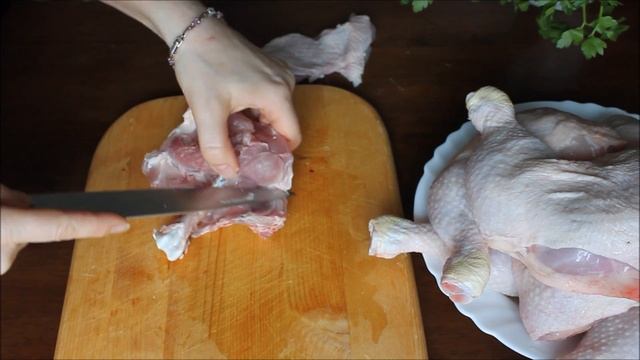 Как разделать куриную ножку или куриное филе из окорока