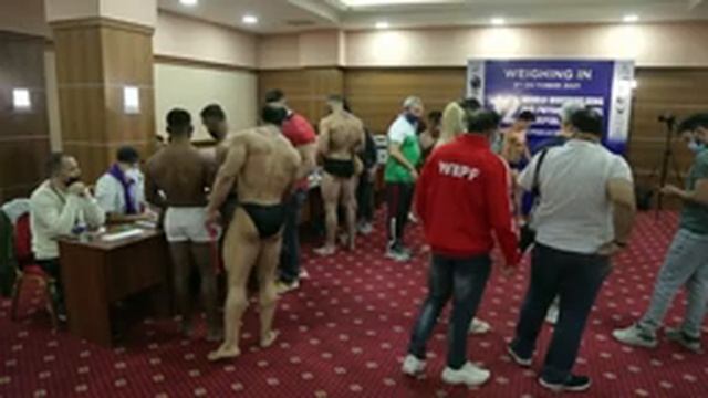взвешивание спортсменов всех весовых категорий, измерение роста и проверка возрастных групп