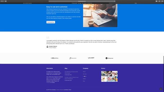 41. Changing The Menus And Footer - Joomla Helix Ultimate Framework смотреть онлайн
