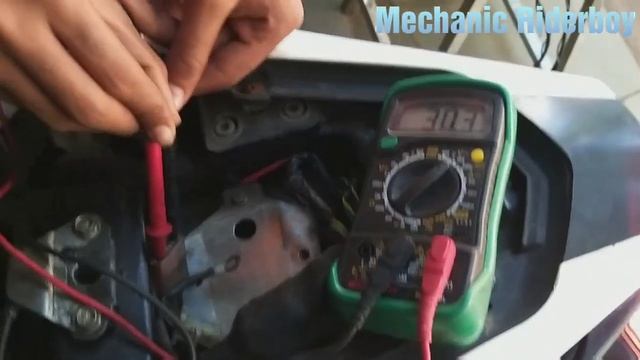 #Bajaj pulsar rs200 showing low battery charging problem and solution смотреть онлайн