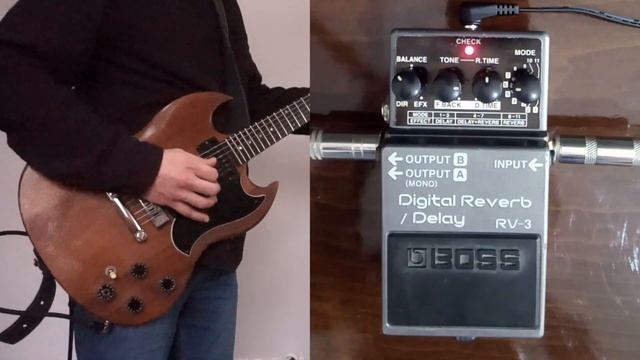 Boss RV-3 Digital Reverb / Delay смотреть онлайн