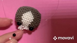 4 часть Французский бульдог #амигурумиизбисера Мордочка в этом видео как реально снимаю туториалы