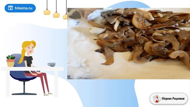 Макароны в сочном сырно-грибном соусе. Рецепт готовить