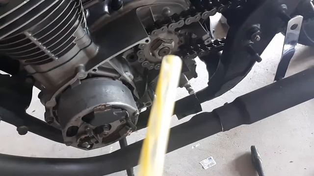 XS650 clutch ball bearing removal смотреть онлайн