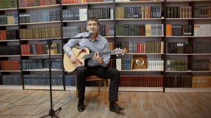 Женя Белоусов - Девчонка-девчоночка - кавер на гитаре
