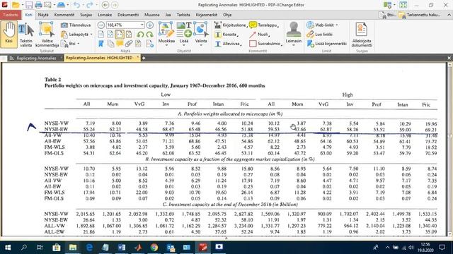 RFM 2020 Lecture 2(5): Replicating stock market anomalies смотреть онлайн