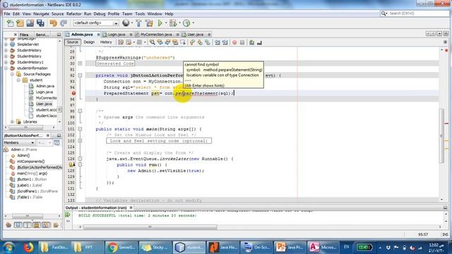 OnlineLecturer3 Java GUI with Database Part3( Retrieving data from database to JTable) смотреть онлайн