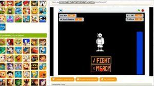 Undertale ОНЛАЙН (Детские игры по Андертейл Онлайн!) ОБЗОР!!!