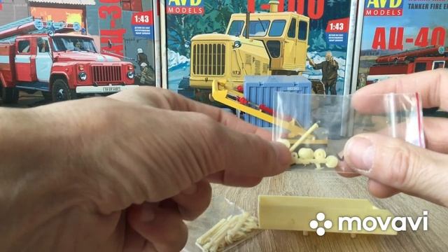 Отливка из смолы А-870 самопогрузчик ЗИЛ-130.Resin casting from A-180 selfloader based on Zil-130. смотреть онлайн