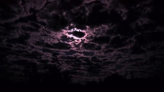 Футаж Луна - ночные облака. Footage 1080p. Sky night. смотреть онлайн