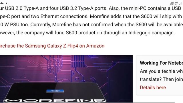 Morefine S600: New mini-PC introduced with Intel Core i9-12900H and Core i9-12900HK processors ||