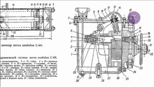 Самоходный комбайн С-4. (2ч.) Фильм из серии "Зерноуборочные комбайны"