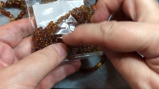 Колье "Голубая волна". Чокер-галстук из янтаря. Украшения для Альфии из Нижневартовска. Часть 5. смотреть онлайн