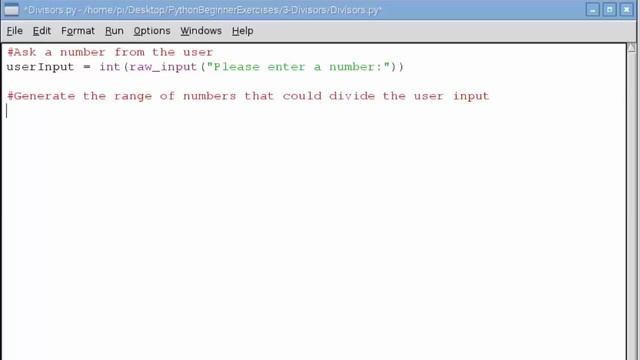 Python Beginner's Exercise: Divisors смотреть онлайн