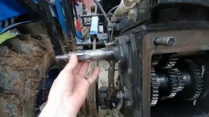 Ремонт КПП важкого мотоблока (ZUBR12),заміна первичного вала (центрального)