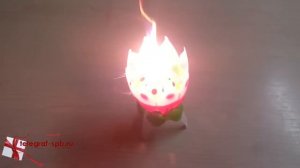 Музыкальная свеча для торта - Лотос