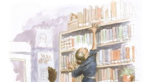 «Лев в библиотеке». Мишель Кнудсен