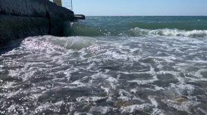 ШУМ ВОЛН.  Черное море .Сочи 2021. Волны. Красиво. Релакс. Красивый закат на море