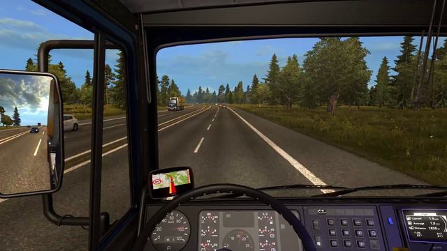 ETS 2 МАЗ 6422 Восточный экспресс 10.10 Руль Logitech Force GT