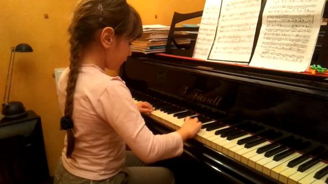 I. S.Bach - Menuet/И. С. Бах - Менуэт(Лиза Гергиева)
