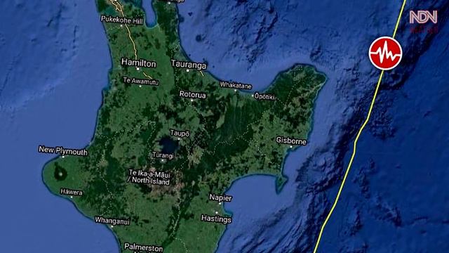 Very strong M7.2 earthquake hits off the east coast of North Island, New Zealand / Kermadec Islands смотреть онлайн