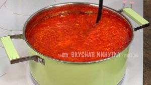 Заготавливаю каждый год ТОЛЬКО ТАК! Заправка к борщу на зиму. БАНОЧКУ ОТКРЫЛ - БОРЩ ГОТОВ!