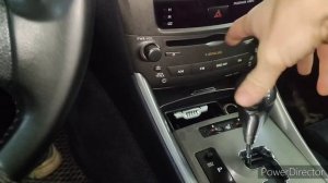 Как снять ручку АКПП  Лексус ИС 2007г. Lexus is 2007г.