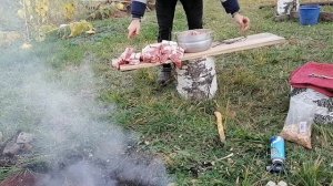 Сало горячего копчения в бочке!