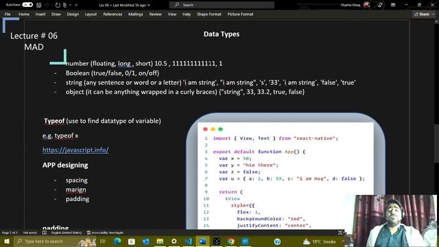 Android & IOS Development | Lecture 06  | Business Logic, Button, Alert | Hindi / Urdu