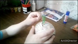 Как сделать макет Земли  папье-маше