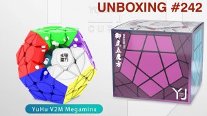 Unboxing №242 YJ YuHu v2 M Megaminx. Обзор