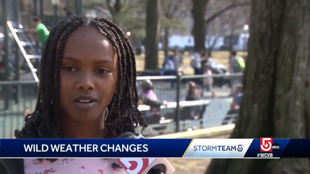 Wild weather changes: balmy weather to be followed by snowstorm on Friday смотреть онлайн