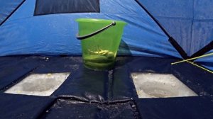 Зимняя рыбалка в палатке 2021. Владивосток. Жарим рыбу!