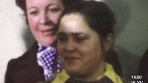 1980 год. Тюмень. Знатная ткачиха Галина Яковлева.