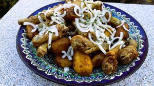 КАЗАН-КЕБАБ ИЗ КУРИЦЫ. Очень простое и вкусное блюдо в казане на костре.