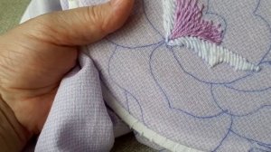 Вышивка гладью толстыми нитками для начинающих.