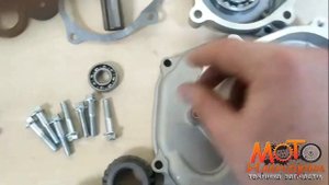 Редуктор Лифан 182FL 190FL понижающий шестеренчатый косозубчатый 12