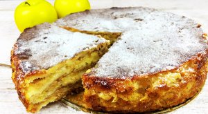 Стакан манки , стакан муки и стакан сахара: яблочный пирог "3 стакана" со времён СССР