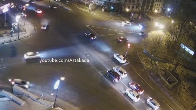 Astakada Владивосток ДТП 18 января 2019 Покровский парк Океанский проспект Партизанский проспект смотреть онлайн