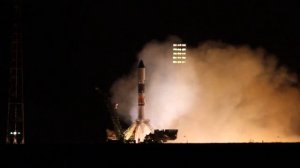 Запуск космического корабля "Союз"