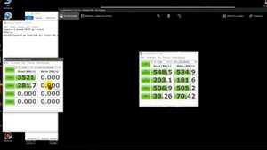 Тест Скорости SSD CrystalDiskMark 850 Evo Sata III MZ 75E250BW Тест Скорости PAPID mode до и после