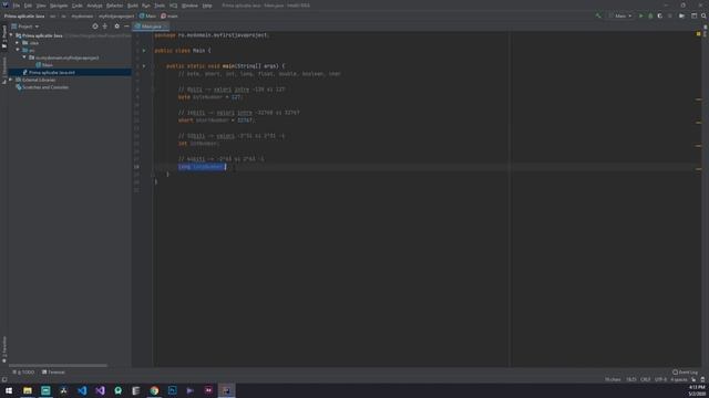 Tipuri de date primitive | Tutorial Java începători #2 смотреть онлайн